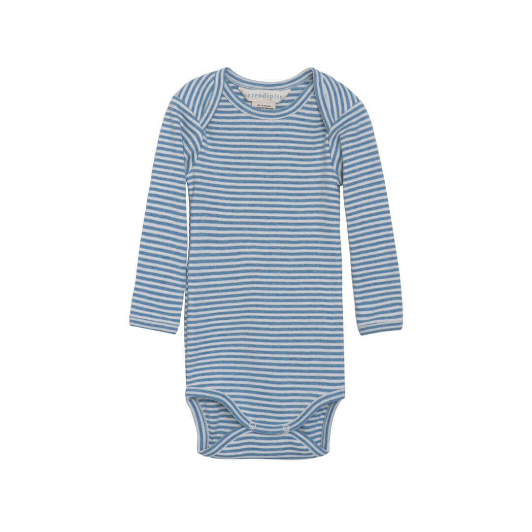 Molemin | Baby Body langarm gestreift | von Serendipity