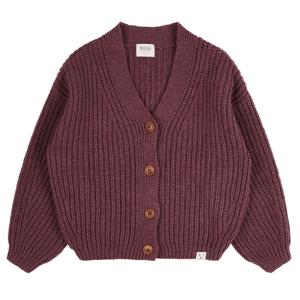 Molemin | Kinder Cardigan V-Neck | von Matona